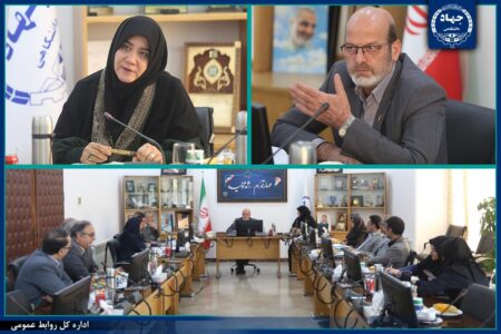 برگزاری نشست مشترک رییس جهاددانشگاهی و معاون صنایع‌دستی و هنرهای‌ سنتی وزارت میراث فرهنگی